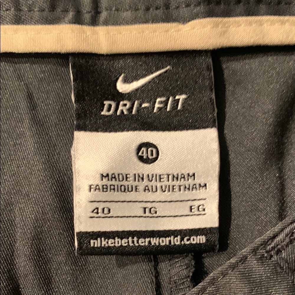 Nike Dri-FIT Charcoal Black Golf Pants